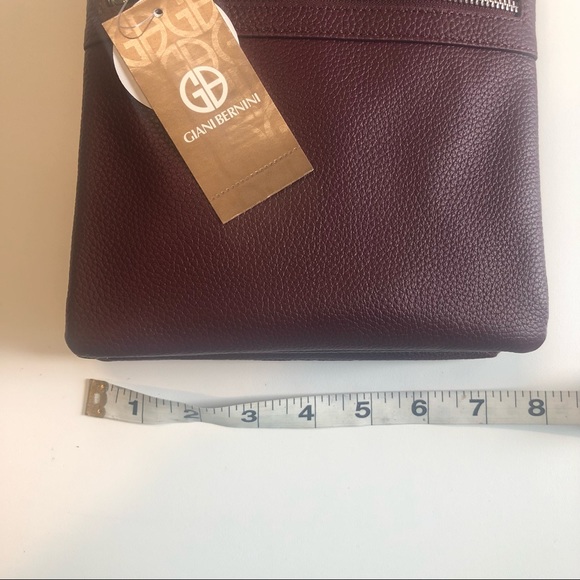 Giani Bernini Wine Deep Purple Softy Core Crossbody Bag, NWT! - Picture 9 of 10